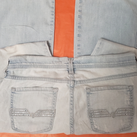 Bebe Jeans- Rhinestone Detail, sz. 27 - Picture 3 of 14